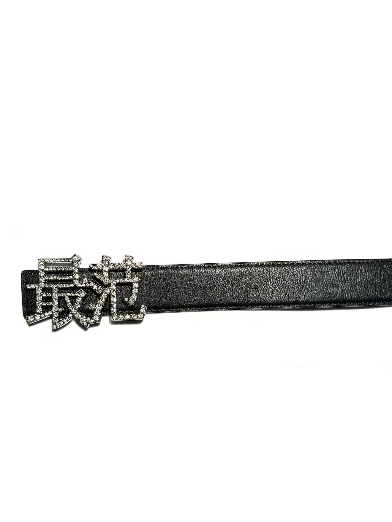 Human Register Zuifan 最范 rhinestone belt buckle